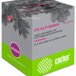 Картридж лазерный Cactus CS-CLP-M300A пурпурный (1000стр.) для Samsung CLP-300/300N/CLX-3160N/3160FN