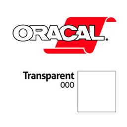Пленка Oracal 641M F000 (прозрачный), 75мкм, 1260мм x 50м (4011363112565)
