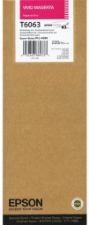 Картридж Epson T6063 (vivid magenta) 220 мл