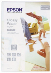 Бумага Epson Glossy Photo Paper, глянцевая, 10 x 15 см (102 x 152 мм), 225 г/кв.м (50 листов)