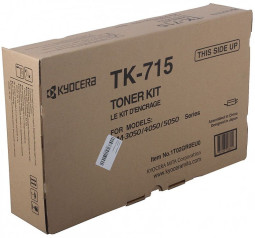 Тонер-картридж Kyocera Toner Kit TK-715 (black), 34000 стр. (PP013747)