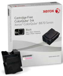 Чернила Xerox Cartridge-Free ColorQube 8870 (black) набор, 6 x 2780 стр.