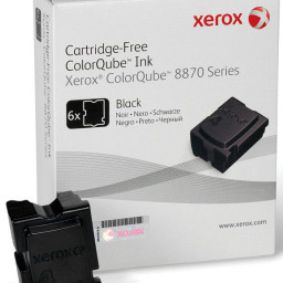 Чернила Xerox Cartridge-Free ColorQube 8870 (black) набор, 6 x 2780 стр.