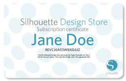 Silhouette электронная карта онлайн покупок на $10