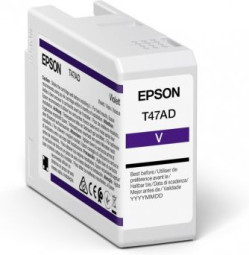 Картридж Epson UltraChrome Pro 10 Ink T47AD (violet), 50 мл