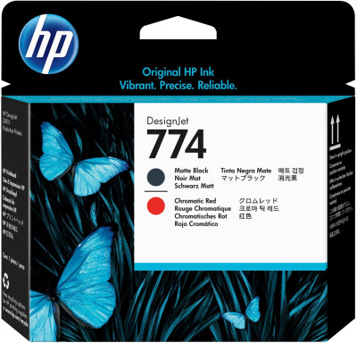 Печатающая головка HP 774 Printhead (matte black, chromatic red)