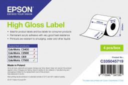 Бумага Epson High Gloss Label, 102 мм х 152 мм
