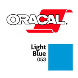 Пленка Oracal 641G F053 (светло-синий), 75мкм, 1000мм (1 п.м.)