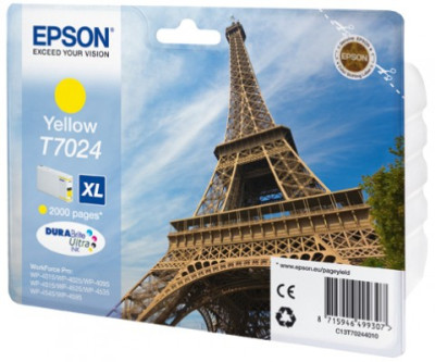 Картридж Epson T7024 XL (yellow)