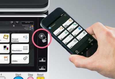 Konica Minolta опция NFC Tag NXP NTAG216 BullsEye