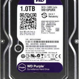Western Digital жесткий диск Purple WD10PURX (1 TB)