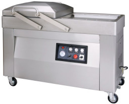 Напольный вакуумный упаковщик HUALIAN HVC-510S/2A (DZ-510/2SA) нержавеющая сталь