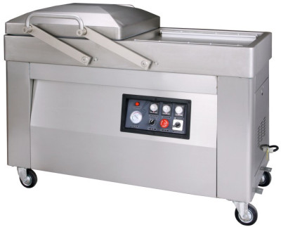 Напольный вакуумный упаковщик HUALIAN HVC-510S/2A (DZ-510/2SA) нержавеющая сталь