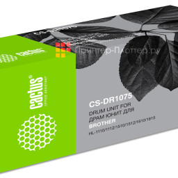 Блок фотобарабана Cactus CS-DR1075 черный ч/б:10000стр. для HL-1110/1112/1510/1512/1810/1815 Brother