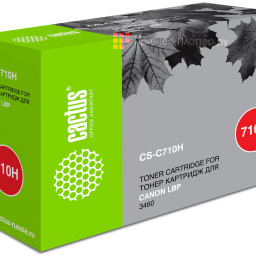 Картридж лазерный Cactus CS-C710H черный (12000стр.) для Canon LBP 3460