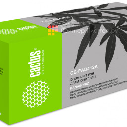 Блок фотобарабана Cactus CS-FAD412A черный ч/б:6000стр. для MB1900/MB1900ru/MB2000/MB2000ru Panasonic