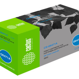 Картридж лазерный Cactus CS-Q6471A голубой (4000 стр.) для HP CLJ 3600