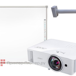 Интерактивный комплект Donview DB-82IND-H03 (доска, проектор Acer S1386WH, крепеж для проектора телескопический FIX P800-1400, кабель HDMI)