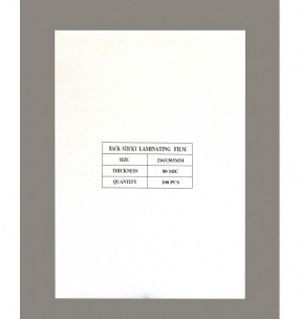 Пленка для ламинирования пакетная Yulong, 216 х 303 мм, 100 мкм, глянцевая, самоклеящаяся, 100 шт.