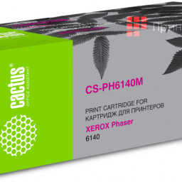 Картридж лазерный Cactus CS-PH6140M 106R01482 пурпурный (2000 стр.) для Xerox Phaser 6140