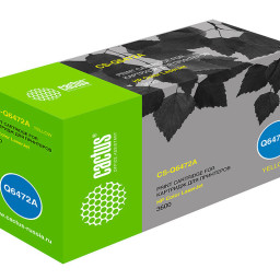 Картридж лазерный Cactus CS-Q6472A желтый (4000 стр.) для HP CLJ 3600
