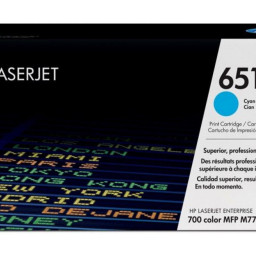 Тонер-картридж HP 651A (cyan), 16000 стр