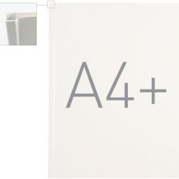 Обложки OPUS C-Bind Softlux F, A4, 28 мм, мягкие, белые, 10 шт.