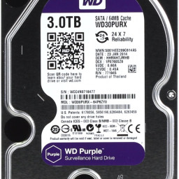 Western Digital жесткий диск Purple WD30PURX (3 TB)