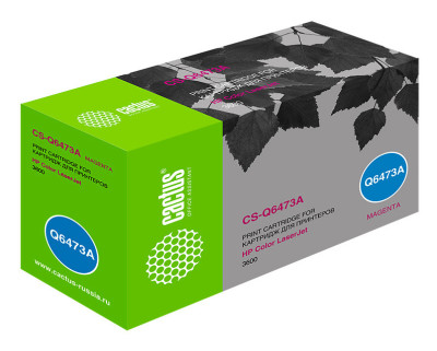Картридж лазерный Cactus CS-Q6473A пурпурный (4000 стр.) для HP CLJ 3600