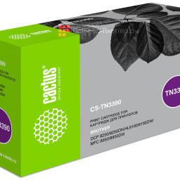 Картридж лазерный Cactus CS-TN3390 черный (12000стр.) для Brother DCP-8250/8250DN/HL6180/6180DW/MFC-8950