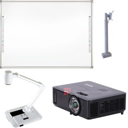 Интерактивный комплект Donview DB-82IND-H03 (доска, проектор InFocus IN114BBST, документ-камера DOKO DC1320M, крепеж для проектора телескопический FX P800-1400)