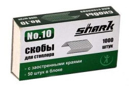 Скобы для степлера Shark №10, 1000 шт.