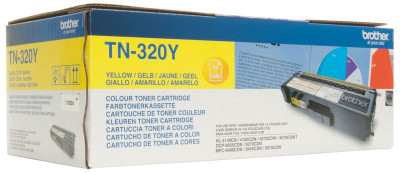 Тонер-картридж Brother TN-320Y (yellow), 1500 стр