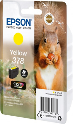 Картридж Epson Claria Photo HD Ink 378 (yellow), 4,1мл