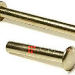 Винт металлический, 15 мм, с резьбой, золотой, 1000 шт.