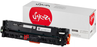 Тонер-картридж SAKURA CE410A для HP Color LaserJet Pro 400 M451/M475 (black), 2200 стр. (PP052434)