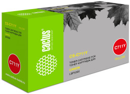 Картридж лазерный Cactus CS-C711Y желтый (6000стр.) для Canon LBP5300