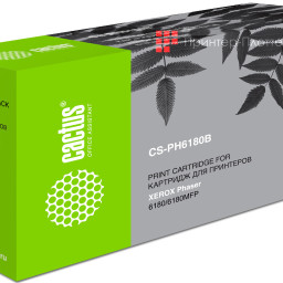 Картридж лазерный Cactus CS-PH6180B 113R00726 черный (8000 стр.) для Xerox Phaser 6180/6180mfp