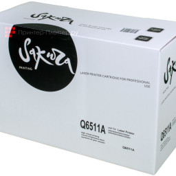 Тонер-картридж SAKURA Q6511A для HP Color LaserJet 2410/2420/2430 (black), 6000 стр. (PP052008)