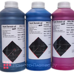 Чернила экосольвентные Sun Chemical (Сан Кемикэл) Streamline WNL ESL2 (cyan), 1 л