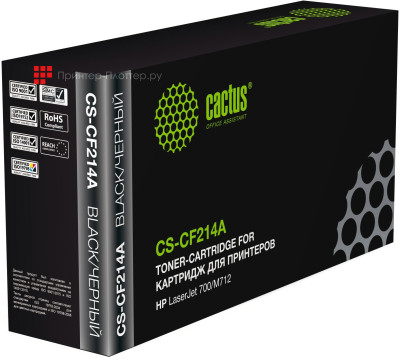 Тонер-картридж Cactus Toner CS-CF214A для HP LaserJet Enterprise 700 M712, M725 (black), 10000 стр.