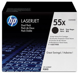 Тонер-картридж HP 55X (black) набор, 2 шт. x 12500 стр. (PP008388)