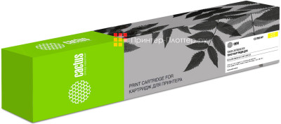 Тонер-картридж Cactus Toner CS-TN514Y для Konica Minolta bizhub C458, C558, C658 (yellow), 26000 стр.
