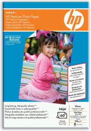 Бумага HP Premium Glossy Photo Paper, глянцевая, 10 x 15 см (100 x 150 мм), 240 г/кв.м (60 листов)