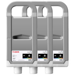 Картридж Canon PFI-707BK комплект, 3 шт. х 700 мл