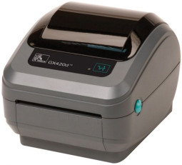 Термопринтер Zebra GX420d 203 DPI, EU/UK Cords, RS232, LPT, USB, нож