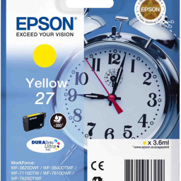 Картридж Epson DURABrite Ultra T2704 Singlepack (yellow), 3,6 мл (C13T27044022, C13T27044020)