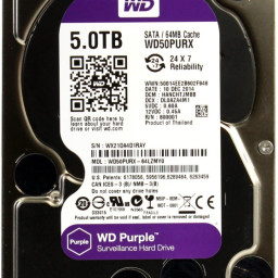 Western Digital жесткий диск Purple WD50PURX (5 TB)