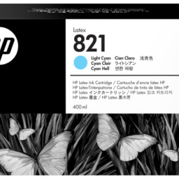 Картридж HP 821 (light cyan), 400 мл