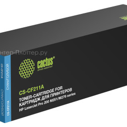 Картридж лазерный Cactus CS-CF211A голубой (1800 стр.) для HP LJ Pro 200 M251/M276